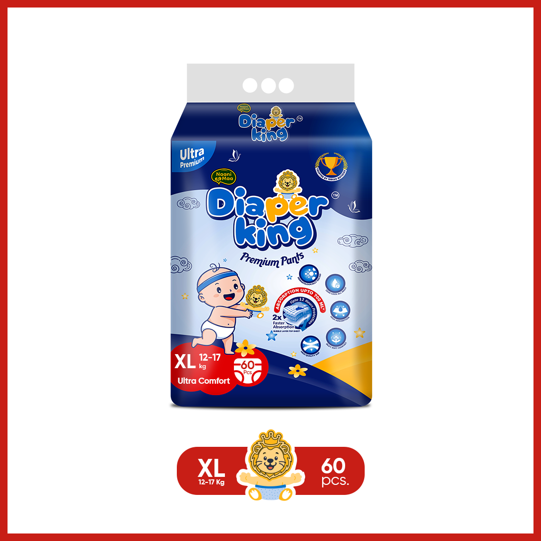 Diaper King Ultra Comfort XL 60 Pcs
