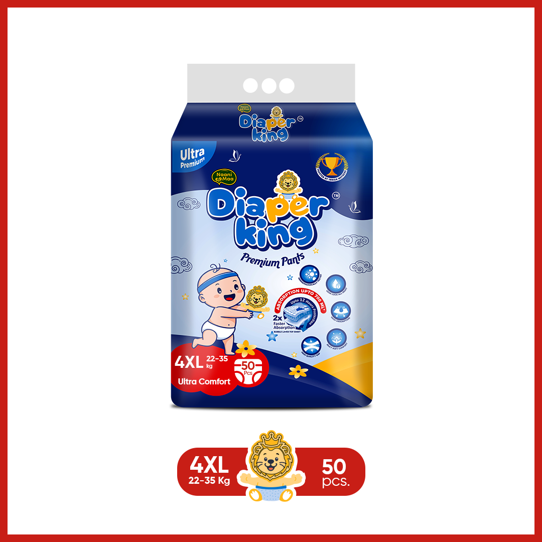 Diaper King Ultra Comfort Diaper Pants XXXXL 50 Pcs