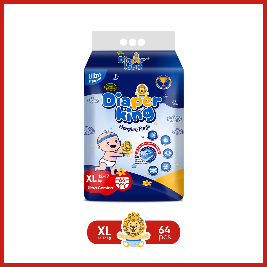 Diaper King Ultra Comfort Diaper Pants XL 64 Pcs