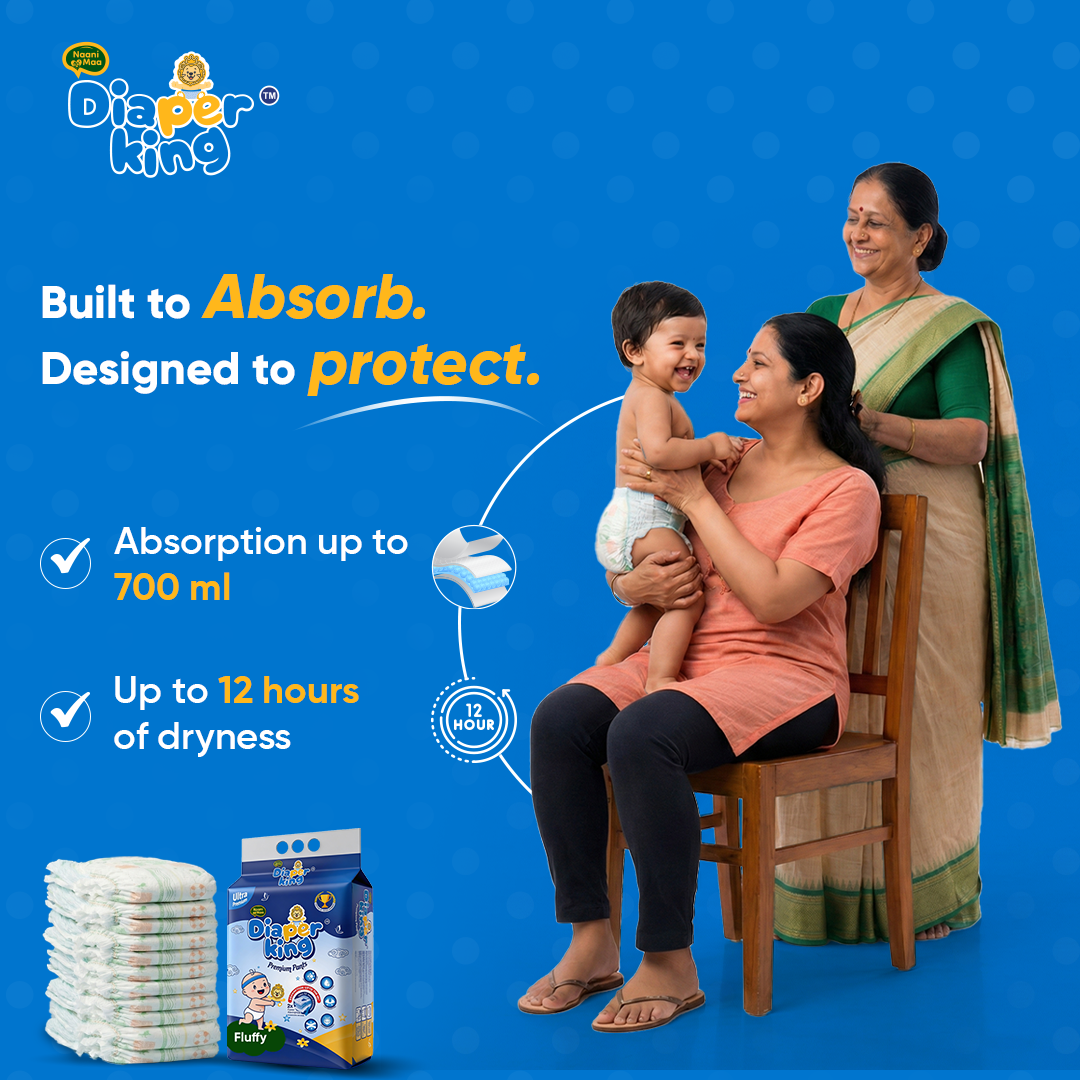 Diaper King Fluffy Diaper Pants XXL 46 Pcs