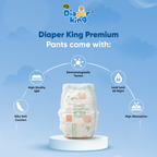 Diaper King Fluffy Diaper Pants XXL 50 Pcs
