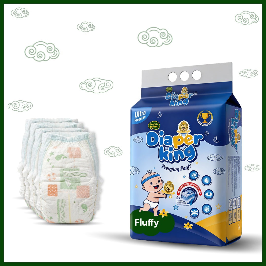 Diaper King Fluffy Diaper Pants XXL 50 Pcs